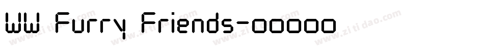 WW Furry Friends字体转换